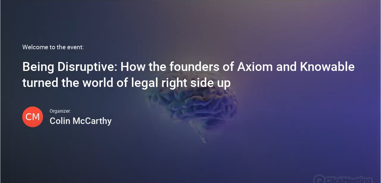 Watch the webinar